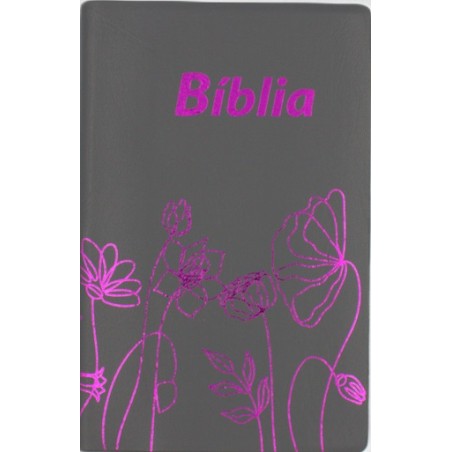 BÍBLIA DN 042C | Cinzento | Concordância | Flores